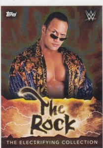 THE ROCK 2021 WWE TOPPS SUPERSTAR THE ELECTRIFYING COLLECTION - 217 - Picture 1 of 1