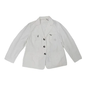 GIUABBINO GIACCA CASUAL DONNA ELENA MIRO DM EM R131F01557 01 BIANCO ESTIVO PE - Picture 1 of 2