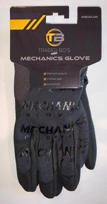 Guante WorkWear mecánico/táctico negro - mediano, grande, ex grande Foto 1 de 4