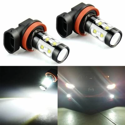 Luz antiniebla LED H11 6000K bombillas blancas brillantes para Nissan Rogue 2008-2013 Foto 1 de 4