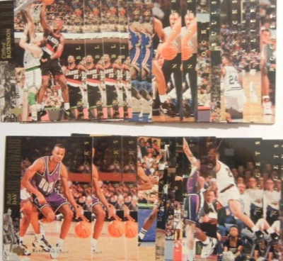 1993-94 UPPER DECK SE BASKETBALL CARD ELECTRIC COURT SILVER "U PICK" EX #2-223 - Image 1 of 3