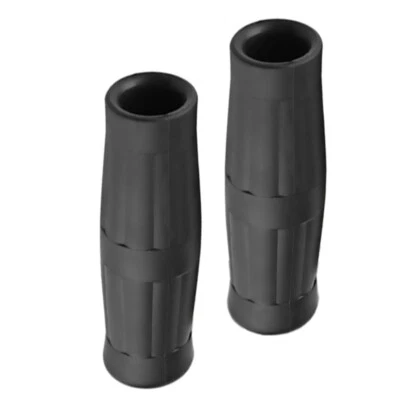 Vintage Style Motorcycle Handle Bar Grips Fit 7/8in (22mm) Left/1in (25mm) Right - Image 1 of 4