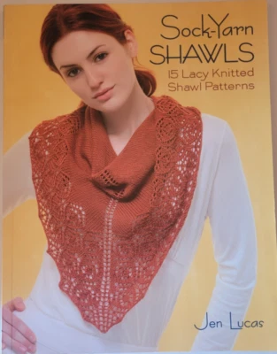 Sock-Yarn Shawls - 15 Lacy Knitted Shawl Patterns - Image 1 of 4