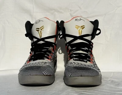 Kobe 9 Elite Fundamentals Size 9.5 US Mens White And Gold 630847-100 2013 - Image 1 of 4
