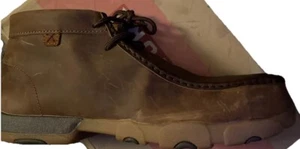 Twisted X® Men's Chukka Driving Moc Tan & Spice Shoes MDMNT01  9 1/2 Wide - Picture 1 of 8