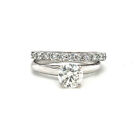 1.27ctw Solitaire Diamond Engagement Ring 2 Piece Round Cut ( Watch Video ) GIA 