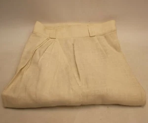 Gianni Versace Genuine Vintage 80s? Linen Capri Pants Trousers 24 25" Waist READ - Picture 1 of 12