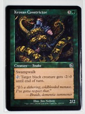 Krosan Constrictor ~ MAGIC THE GATHERING PLAYSET MTG Torment (4x cards)