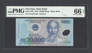 Viet Nam 20000 Dong 2012 P120e Uncirculated Grade 66 - Picture 1 of 2
