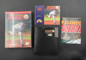 Roger Clemens' MVP Baseball (Nintendo NES) in Box w/ Manual + Poster + Sleeve