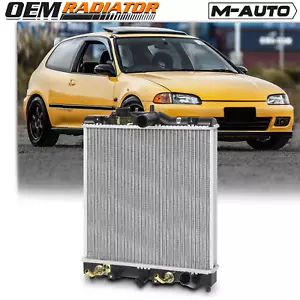 1570 Aluminum Radiator OE Replacement fit 1992-2000 Honda Civic/Civic Del Sol MT - Foto 1 di 10