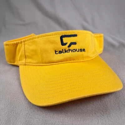 Talkhouse Visera Hombres Amarillo Correa Ajustable Logo Bordado Sombrero para el Sol Foto 1 de 4