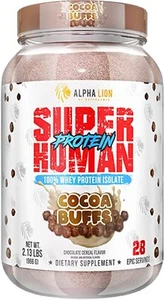 Alpha Lion Super Human Protein 100% Premium Whey Isolate 28 Servings 5 Flavors - Picture 1 of 43