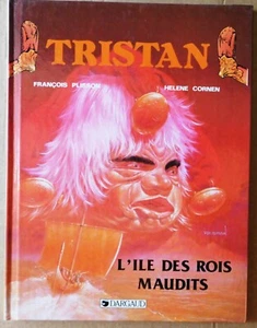 PLISSON. L'île des rois maudits. TRISTAN. EO 1988 avec DESSIN ORIGINAL. - Imagen 1 de 2