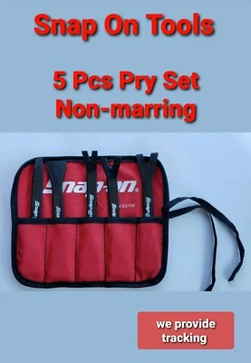 Snap On Tools 5 PC Pry bar tool Set. Specialty non-marring material NEW!! PBN500 - Image 1 of 4