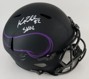 Kyle Rudolph Signed Minnesota Vikings Eclipse Replica NFL Helmet w/ COA - Picture 1 of 5