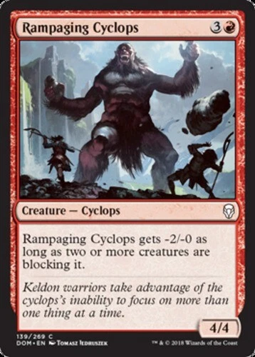 Dominaria - Rampaging Cyclops - Foil - Image 1 of 1