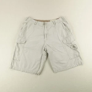 Volcom Shorts Mens 36 Beige Tan Khaki Cargo Baggy Scout Skater Military Tactical - Picture 1 of 15