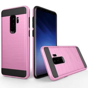 Shockproof Hybrid Hard Protective Slim Case Cover for Samsung S9 PINK - Picture 1 of 1