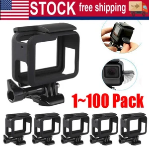 Cadre pour GoPro HERO 5/6/7 noir montage boîtier bordure protection coque housse - Photo 1 sur 12