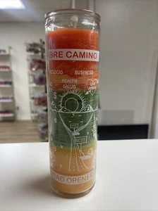 Straßenöffner 3-farbige spirituelle Kerze / Abre Camino Veladora de 3 Farben - Bild 1 von 1