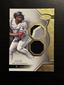2023 Topps Tier One Eloy Jimenez Relics Dual Patch 13/25White Sox