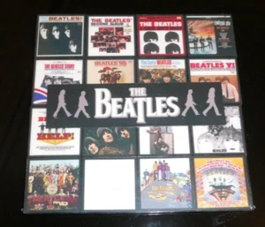 BEATLES 20 pack album cover discography magnets lot! john paul george ringo!! - Foto 1 di 2