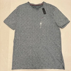 Tommy Hilfiger Men’s XL Short Sleeve Tee Blue With Small Circles Pattern - Picture 1 of 7