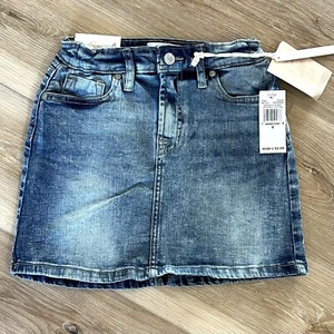 NWT Jessica Simpson Rue Mid Rise Skirt Girl's 8 Medium Wash Denim Jean ($32) - Picture 1 of 5