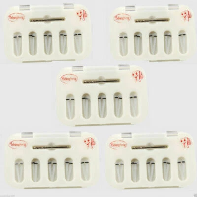 YABANGBANG 50pcs/5 packs Dental Fiber Post Resina Screw Thread Quarzo & 5*Drills Black