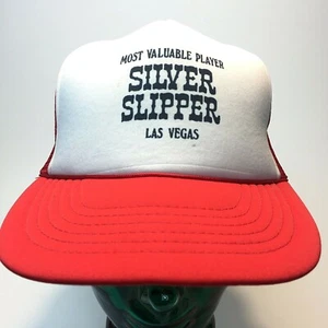 LAS VEGAS CASINO MOST VALUABLE PLAYER Silver Slipper Trucker Hat NOS - Picture 1 of 8