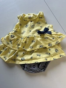 Conjunto corto tejido azul/amarillo Just One You Baby niña talla 3M - Imagen 1 de 4