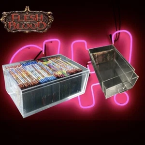 FLESH AND BLOOD acrylic display Tray booster playing card packs Figure Displays - Picture 1 of 1