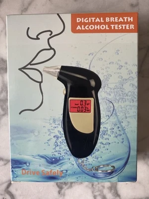Digital Breath Alkohol Tester Atemalkohol Test Gerät Alkoholtester Promilleteste - Bild 1 von 3