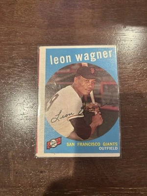 1959 年 Topps #257 Leon Wagner 完好 — 第 1/4 张图片