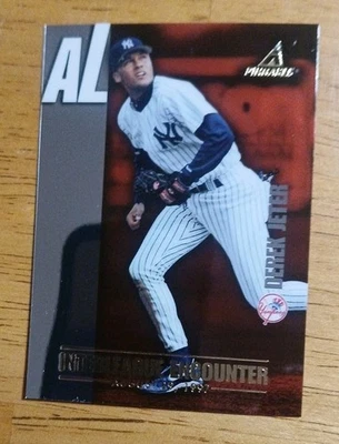 Derek Jeter / Vladimir Guerrero 1997 Novo Pinnacle Interleague Encounter # 6 HOF - Imagem 1 de 2