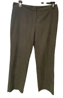 Grace ELements Womens Size 10 Olive Green Dress Pants Office Siren Career Busine - Image 1 of 4