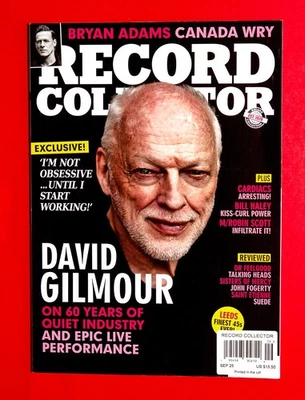 UK Record Collector Magazine: David Gilmour, Pink Floyd, Bryan Adams, Sept 2025