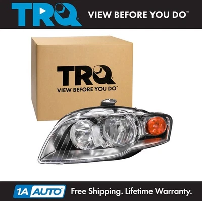 TRQ Headlight Assembly Set Fits 2005-2009 Audi A4 A4 Quattro 2007-2009 S4 - Image 1 of 4