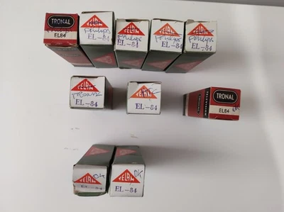 Lot de lampes tubes EL84 divers - Photo 1/4