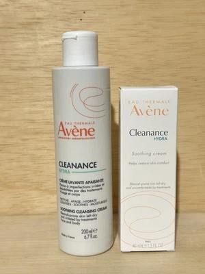 1-Avene Cleanance Crema Limpiadora Calmante y 1-Crema Calmante Exp 4/27 y 6/27 Foto 1 de 4