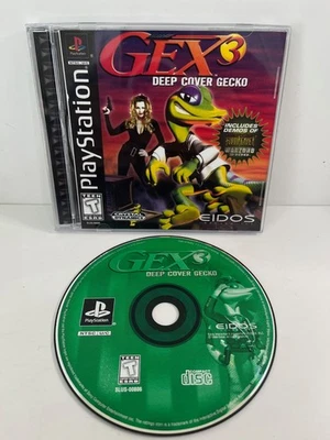 Gex 3: Deep Cover Gecko (Sony PlayStation 1, PS1, 1999) No Manual - Image 1 of 3
