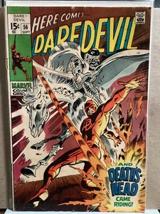 DAREDEVIL #56 MARVEL 1969 1ST DEATH'S HEAD PAXTON PAGE - Picture 1 of 10