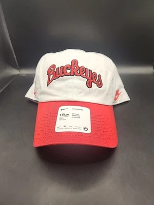 Ohio State Buckeyes Nike Heritage 86 Ajustable Colorblock Campus Sombrero NCAA NUEVO CON ETIQUETAS OSFA Foto 1 de 4