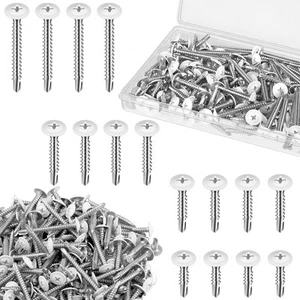 Tornillos autorroscantes blancos Periiter 480 piezas para cabezal de armadura de rosca de metal... - Imagen 1 de 7