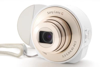 Sony DSC-QX10 Cyber-shot Lens Style Wi-Fi Camera 18.2MP 10x Zoom White Japan - Image 1 of 4