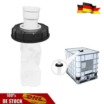 IBC Deckelfilter Regenwasserfilter Deckel DN150 Nylon IBC Tank Zubehör Filter - Bild 1 von 4