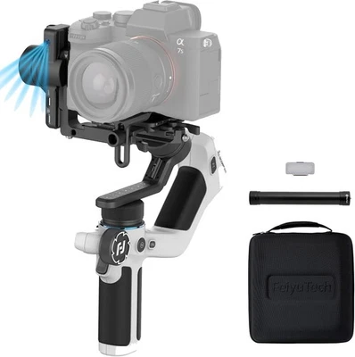 Feiyu SCORP Mini 2 Kit AI Track Gimbal Stabilizzatore per Fotocamera Smartphone Gopro - Immagine 1 di 4