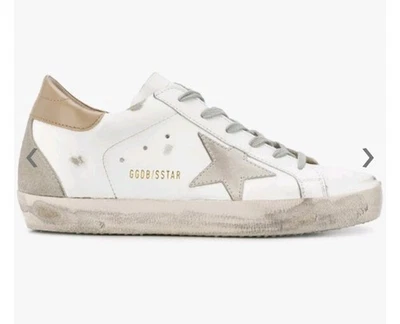 Golden Goose Women Sneakers G33WS590/H20 WHITE/NUDE 36 FAIR CONDITION - Image 1 of 4