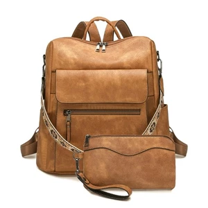 Backpacks Purses Pu Travel Bags Satchels Handbag Convertible Design Backpacks - Picture 1 of 13